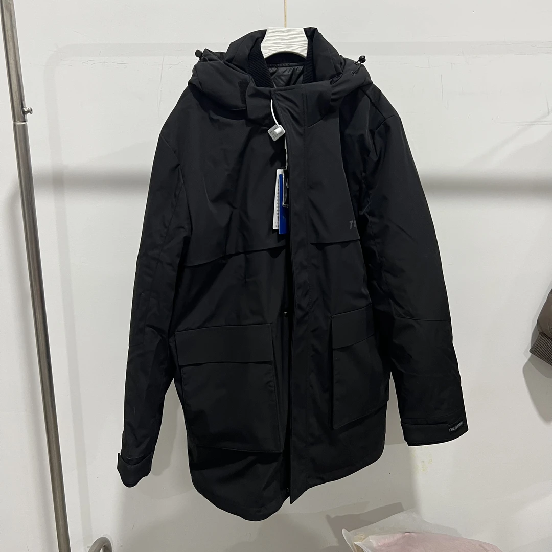 22011男款冬季新款双层羽绒帽子保暖羽绒服三合一外套