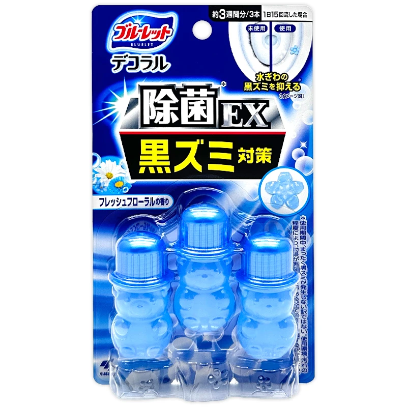 小林制药波乐清洁厕灵凝胶花瓣清新花香抗菌型厕所马桶清洁剂