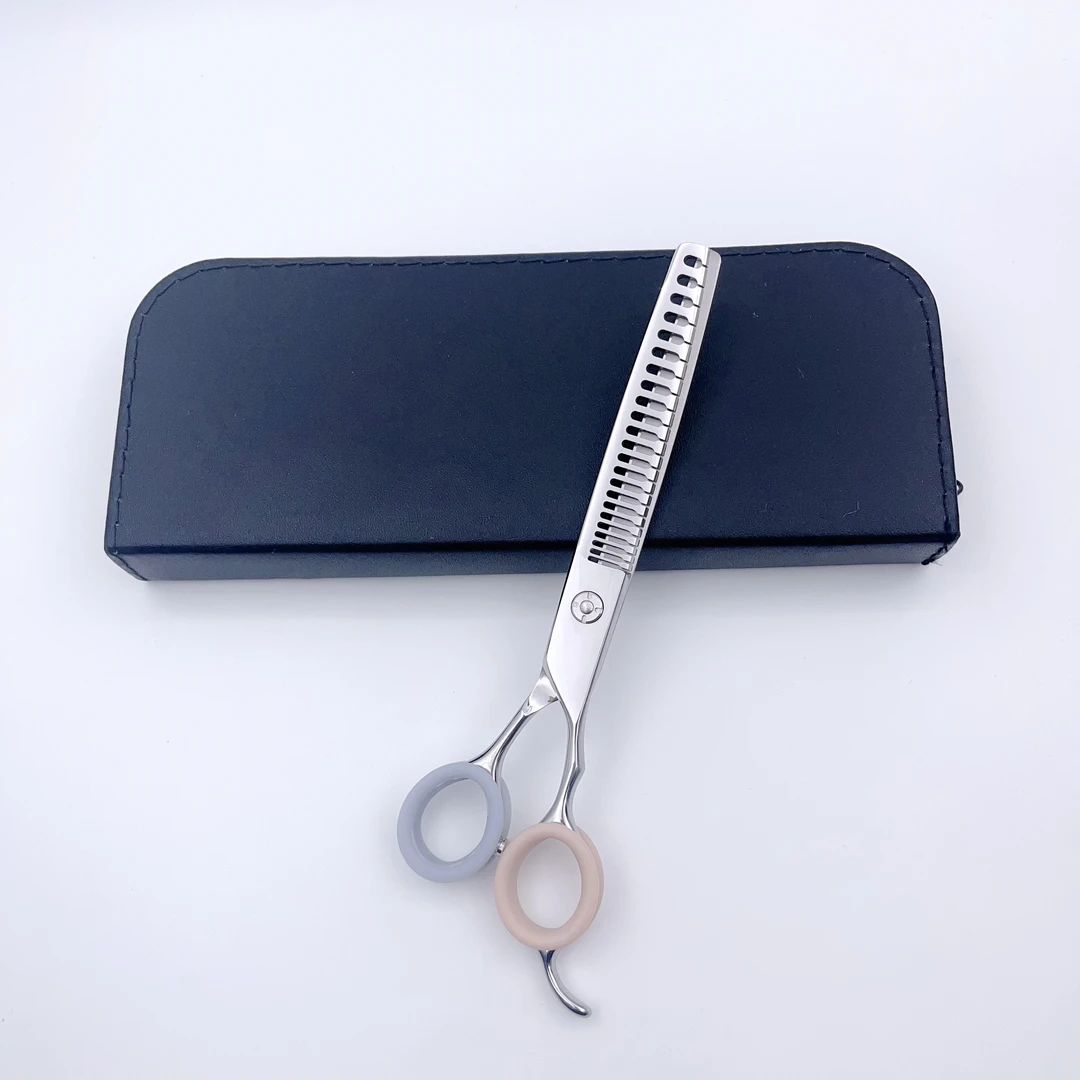 宠物美容师七寸自然剪 弯自然剪 尖头直魔术