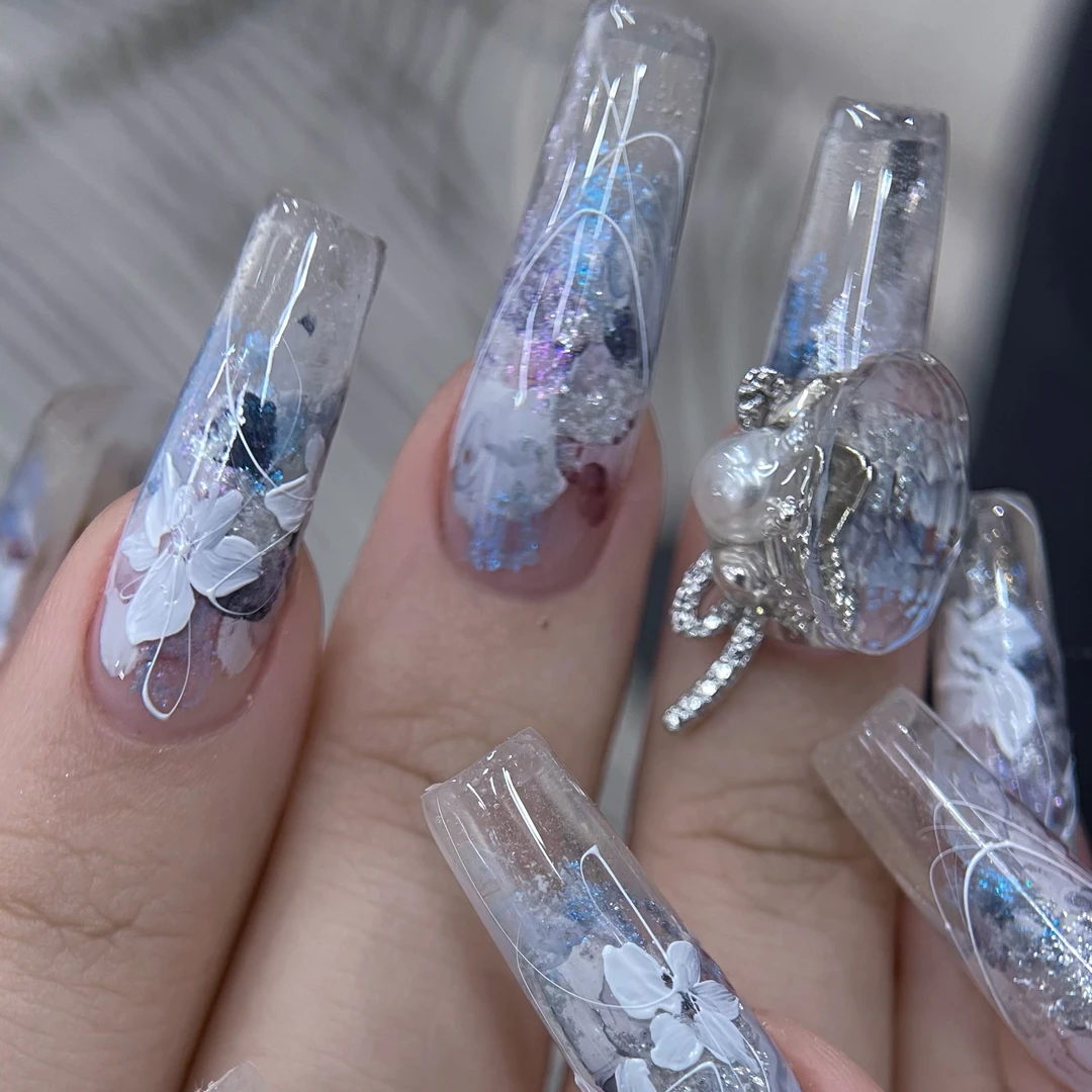 【蜜桃专属】石膏水彩金银粉绿蓝五色套装