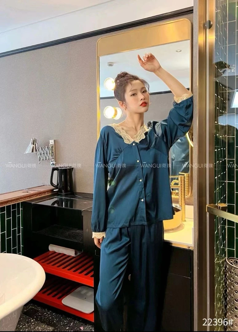 菀瑰居家服睡衣套装轻奢