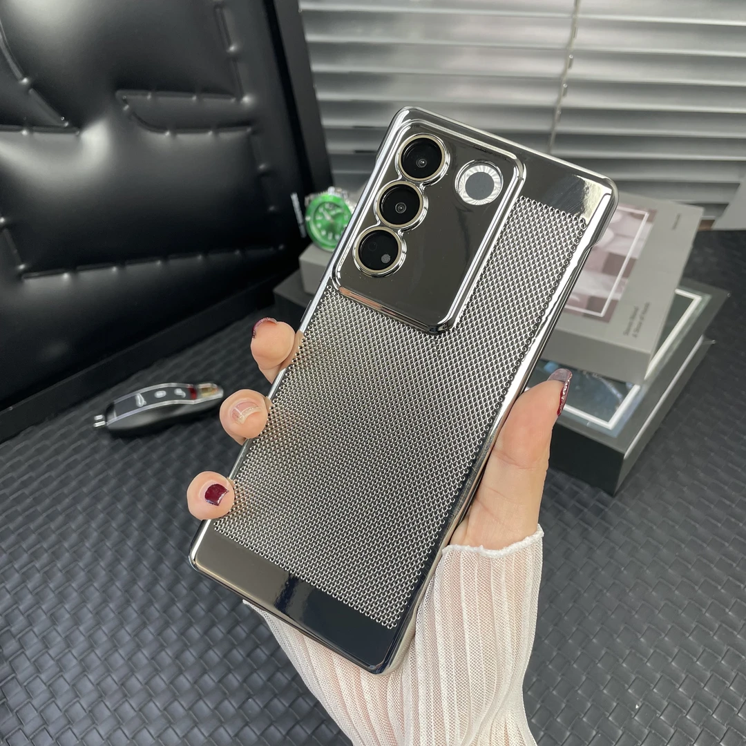 适用vivo S16Pro手机壳【超薄散热+全包镜头护镜】简约散热保护套