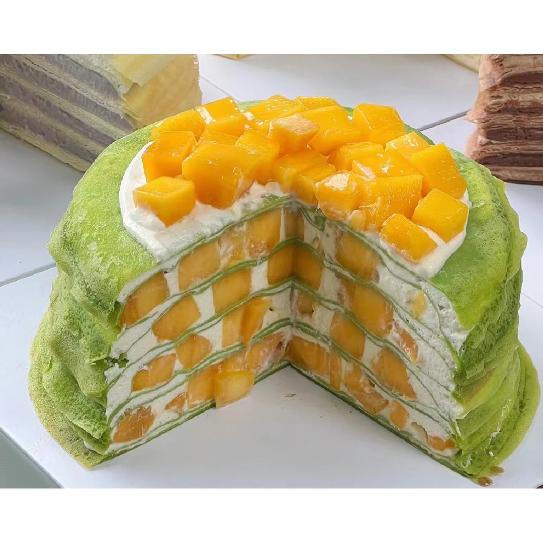 【新品推荐】多尺寸芒果千层水果生日蛋糕【DD】