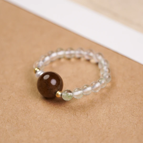 安禾·圆珠糖玉精致高级高定时尚戒指气质轻奢小众百搭国风优雅