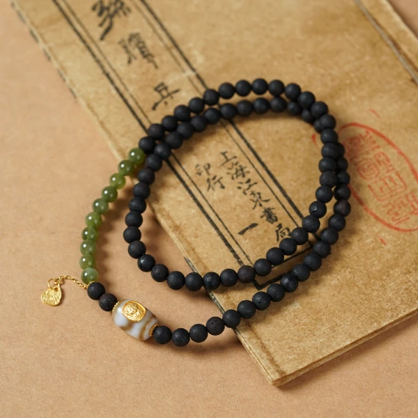 海南十亩降真香珠珠桶珠多圈文玩手串气质小众百搭国