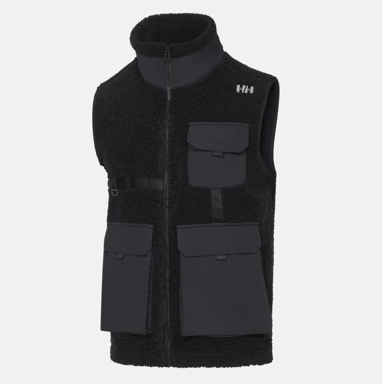 HELLY HANSEN/HH男士马甲秋冬户外抓绒无袖背心HC2WTVE13M