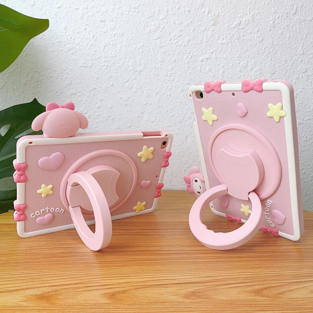 适用华为M6平板matepad10.4保护套2023防摔v7荣耀8软9卡通air11.5