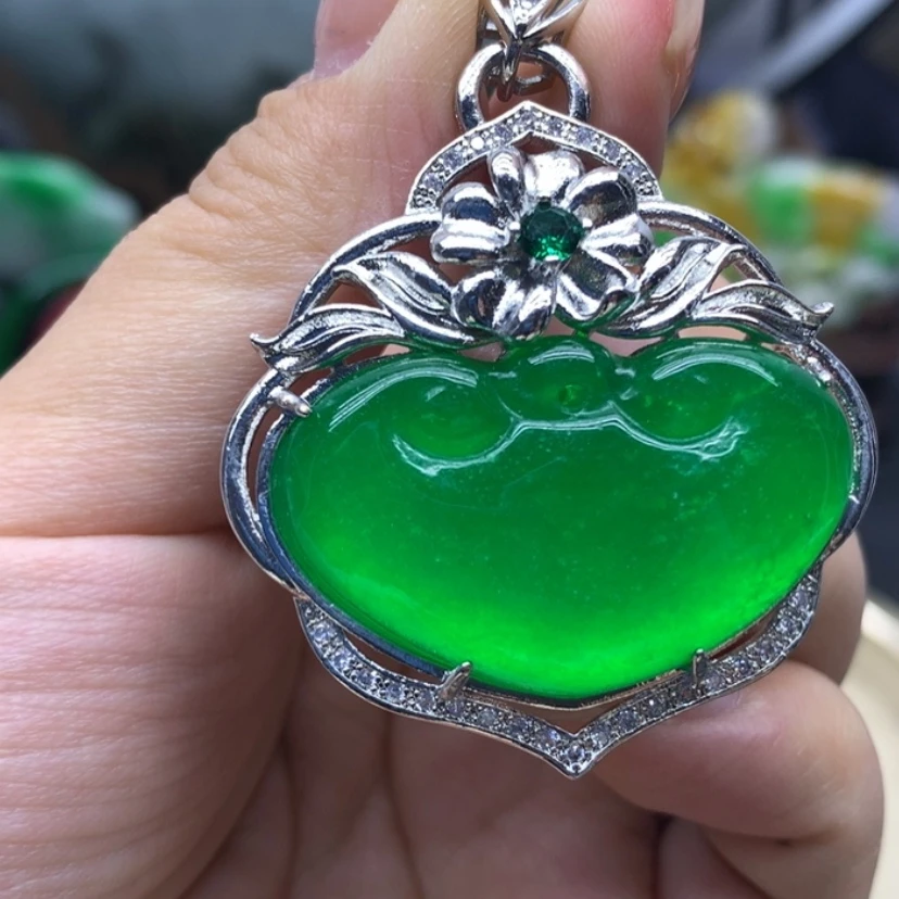 【闪购商品】翡翠耳饰未镶嵌吊坠