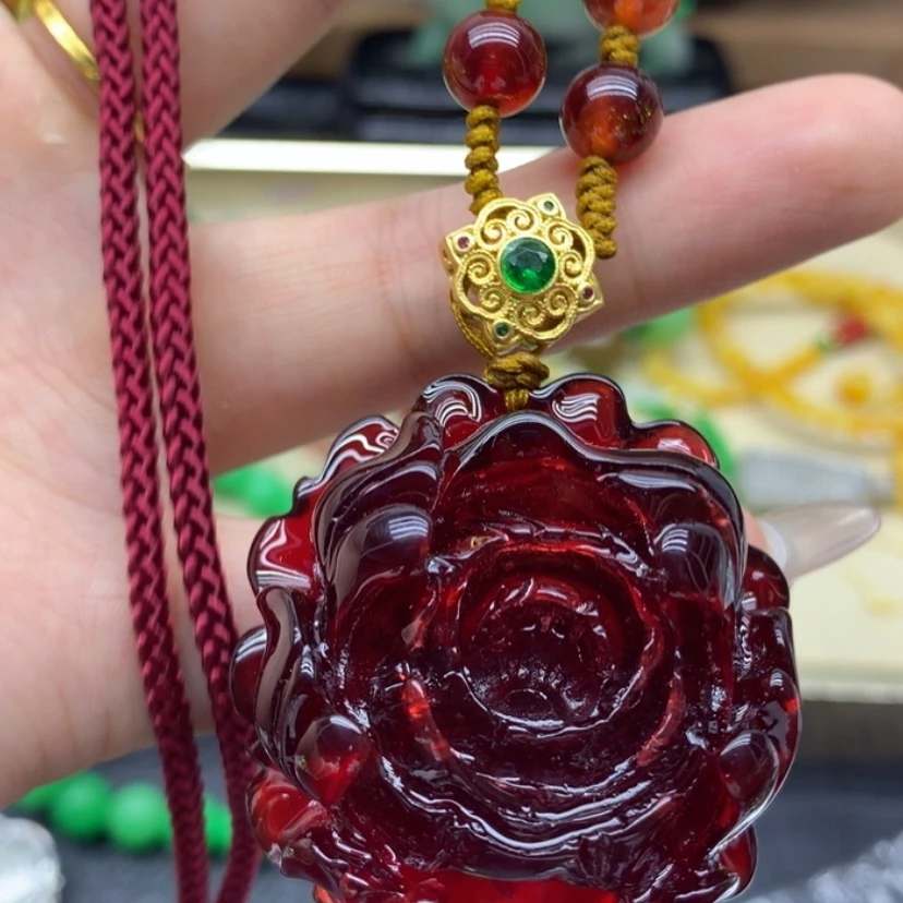 【闪购商品】蜜蜡颈饰未镶嵌吊坠