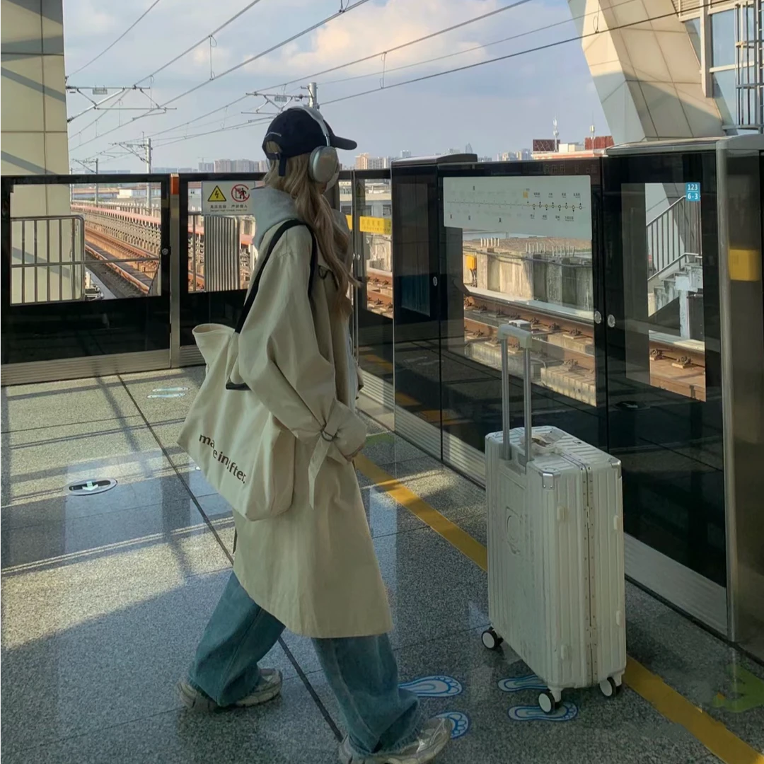 【600-700号】  秋季韩系ins风气质高品质风衣外套上衣女