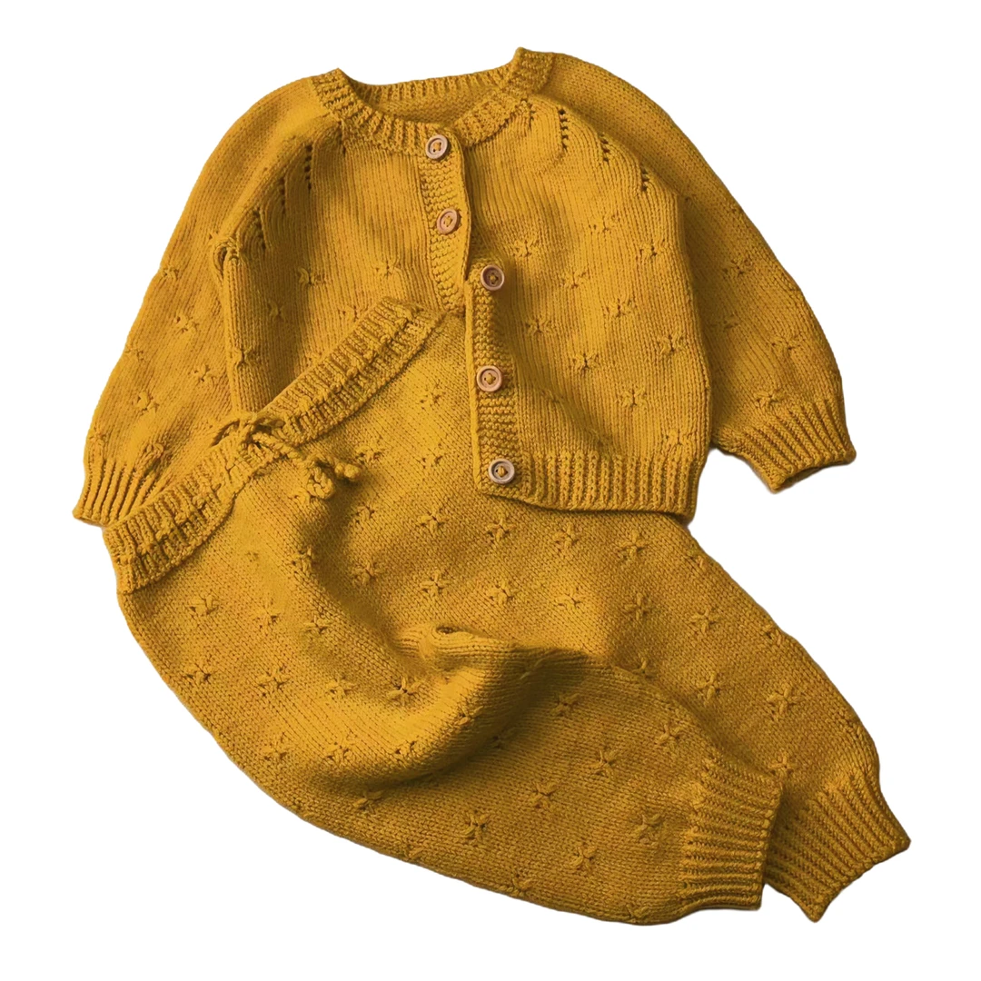 满天星婴幼儿套装毛衣材料包送视频教程宝宝专用线新手非成品