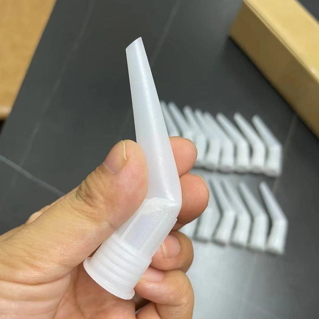 通用型弯头白色打胶弯胶嘴美缝结构胶防漏均匀玻璃胶嘴省胶神器