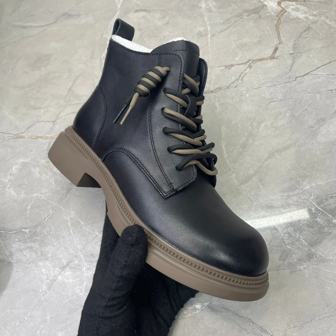 a（孤品）37/40码粗跟女靴(牛皮)68606