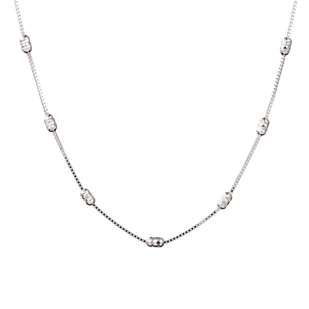 链子925银 纯银【波光银河】项链简约时尚