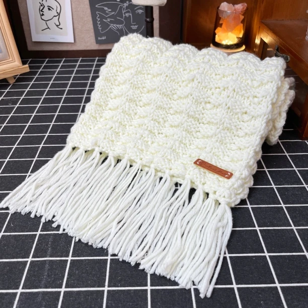 小小爱米手工老式中粗加厚编织送男女友礼物自织情人棉新手材料包