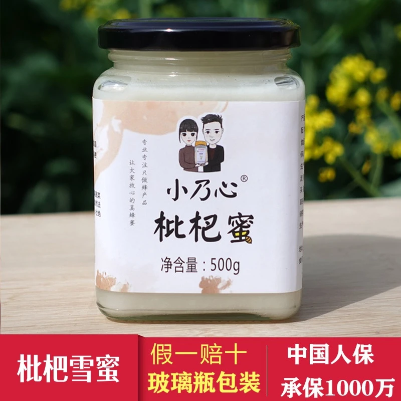 买一瓶送一瓶 王炸浮力小乃心 枇杷雪蜜真蜂蜜成熟蜜纯正天然蜂蜜