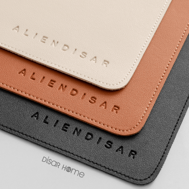 A鼠标垫超大办公桌面笔记本电脑键盘皮革写字书桌垫大号简约高级