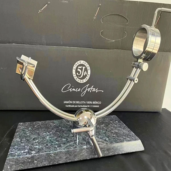 西班牙5J火腿切片专用架360度旋转大理石底座可以高低调整