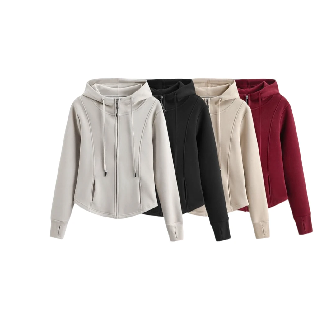 会呼吸的石墨烯系列修身外套长袖休闲连帽秋冬2968与6095可配成套