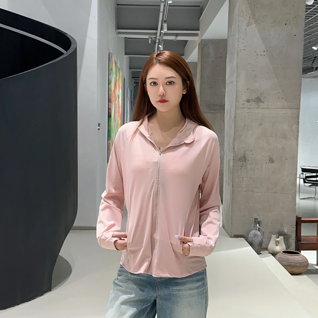 KELLY MOSS 防晒外套长袖运动户外休闲夏季透气连帽女款时尚薄款