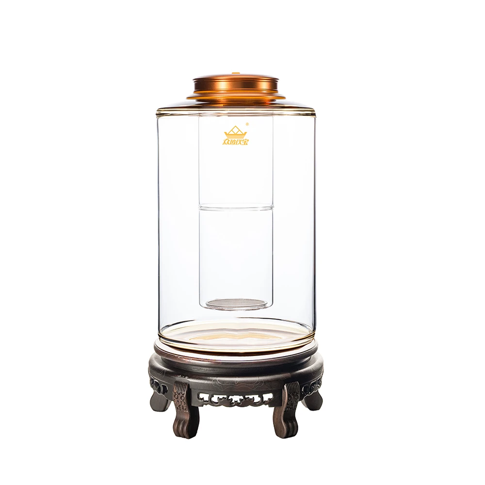 20L2个超大容量高硼硅琉璃泡酒仪器加厚家用透明自酿加厚