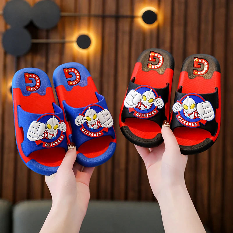 奥特曼儿童拖鞋夏季男童男孩小孩洗澡浴室内防滑中大童网红凉拖鞋
