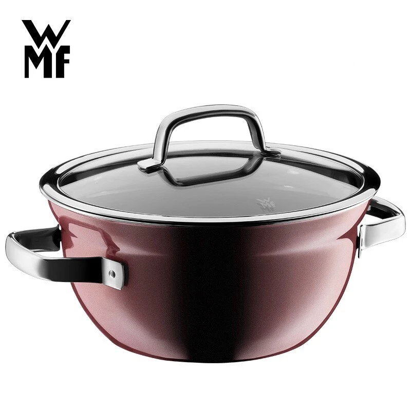 福腾宝（WMF）德国原装进口奈彩米碗锅汤锅炖锅碗锅蔷薇粉