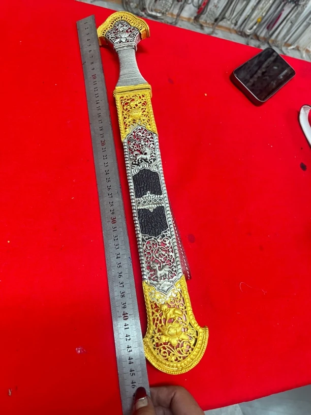 2024新款男士藏族手工复古白铜加银腰间配饰挂件高端大气爆款推荐