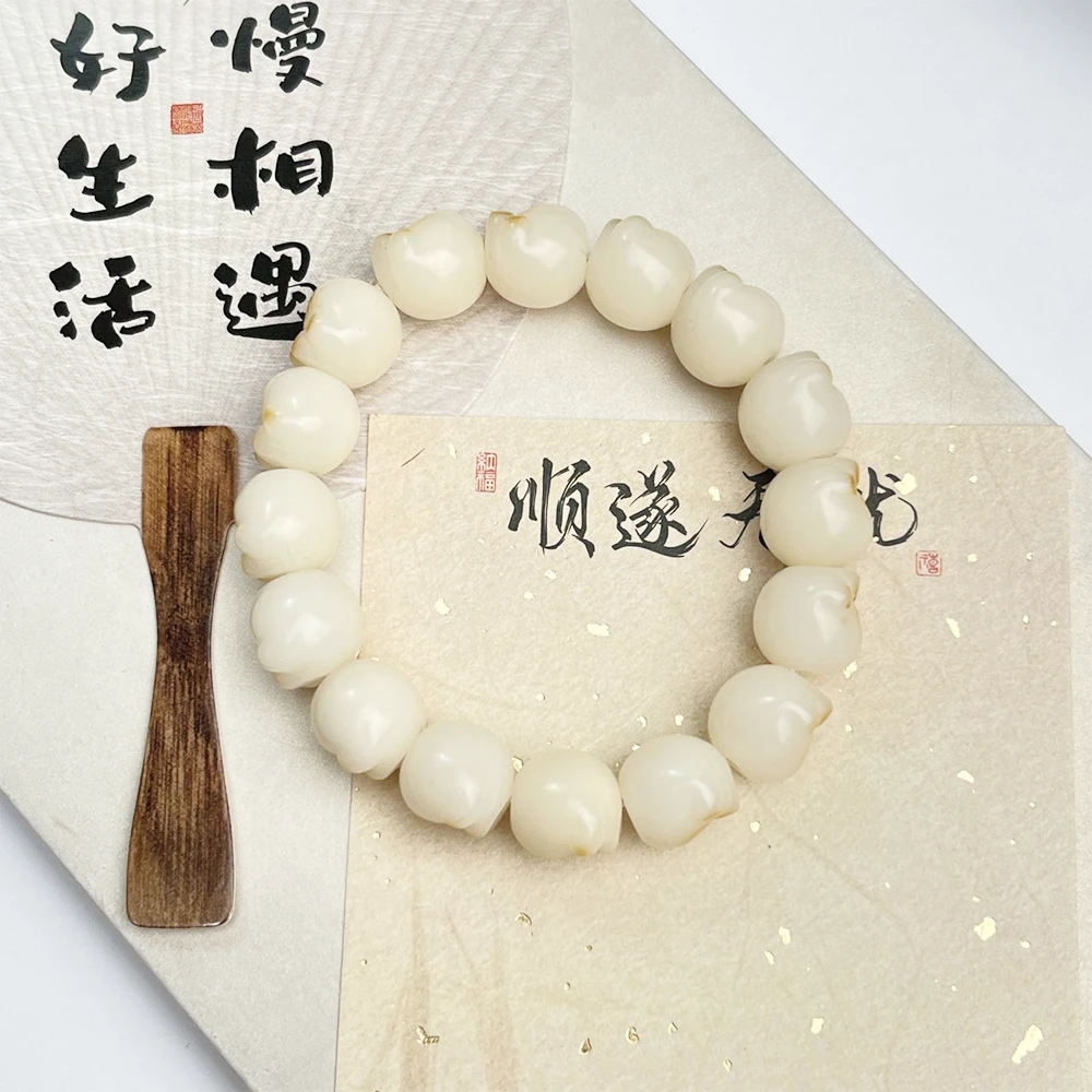 【好运多菩提】精品炭烧猫爪单圈文玩菩提手串16mm绕指柔 D-172