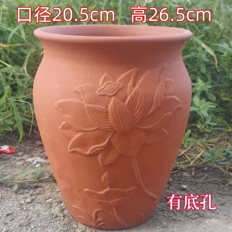 花盆陶罐三角梅粗陶植物陶瓷陶土复古法师大口径多肉老桩透气花盆