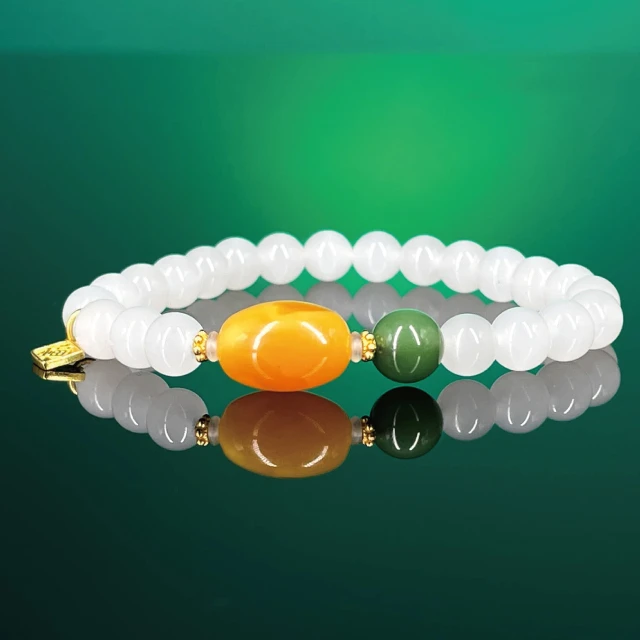 AURORAVIDA晴日·白玉老料珠串