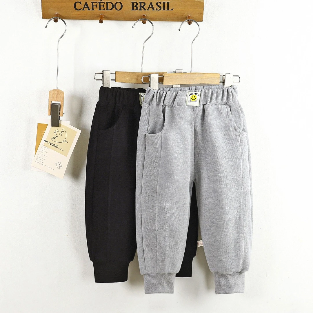 儿童运动休闲裤春秋装男女宝宝洋气时尚百搭秋季外穿长裤卫裤裤子