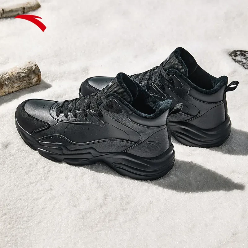 安踏行星生活系列加厚加绒保暖棉鞋男女冬季潮流百搭时尚运动鞋