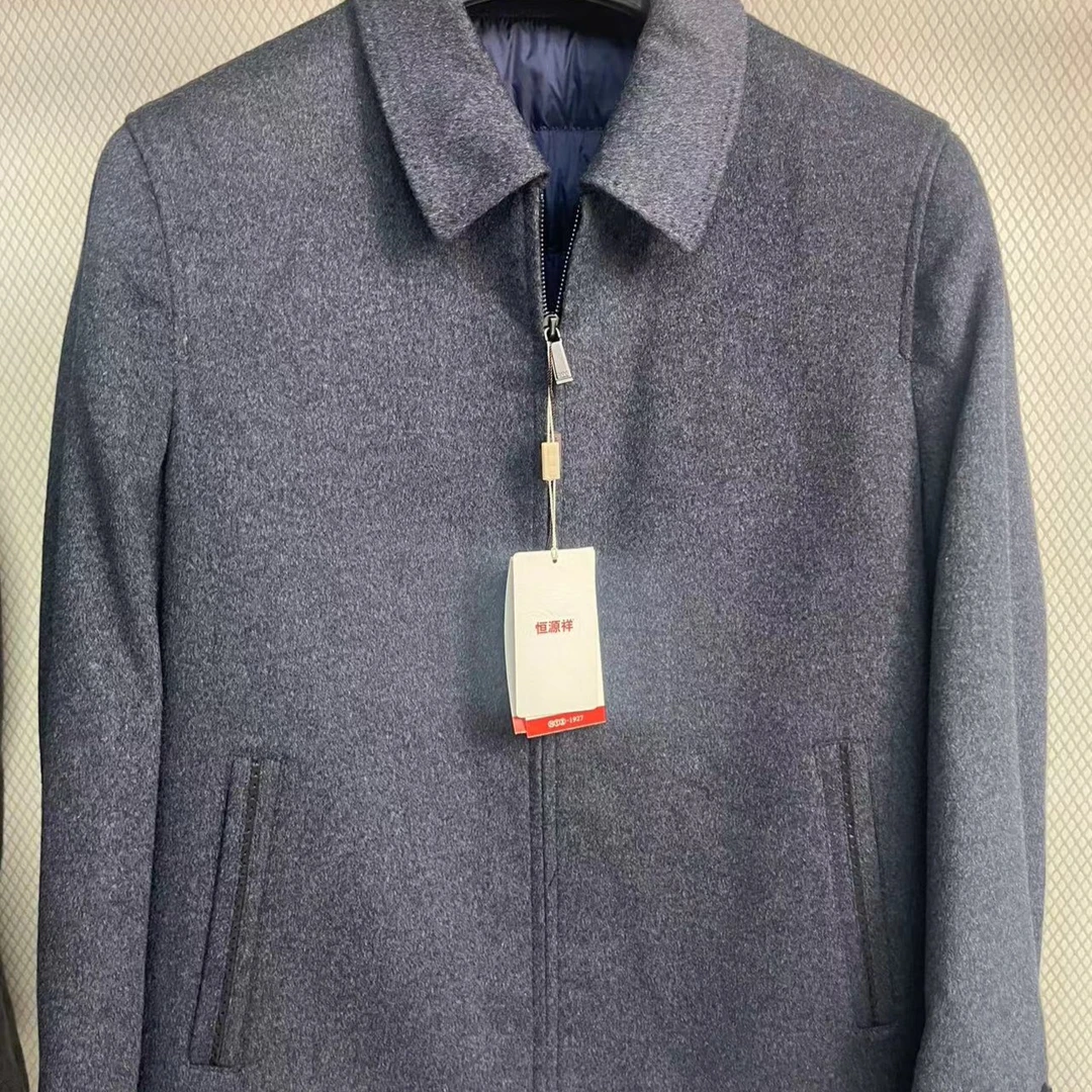 短款羊毛呢大衣 新款男士商务呢子大衣毛呢男外套830340