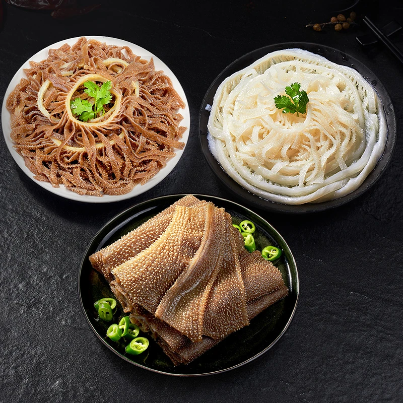 必来客牛肚火锅必备黑白千层毛肚1500g组合（65%固化物）