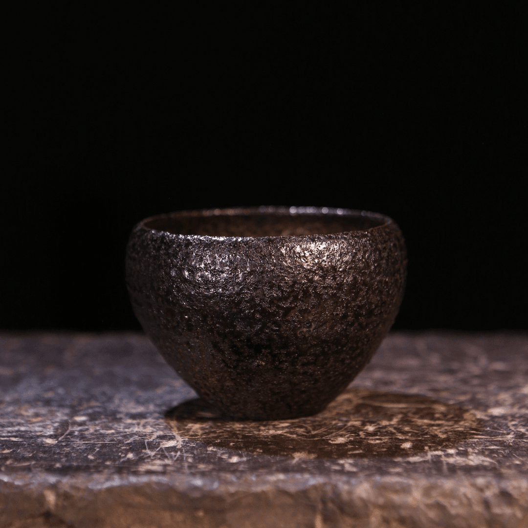 荥窑砂器 荥窑主人亲工手作  《 观音》盖碗作品1108324004001