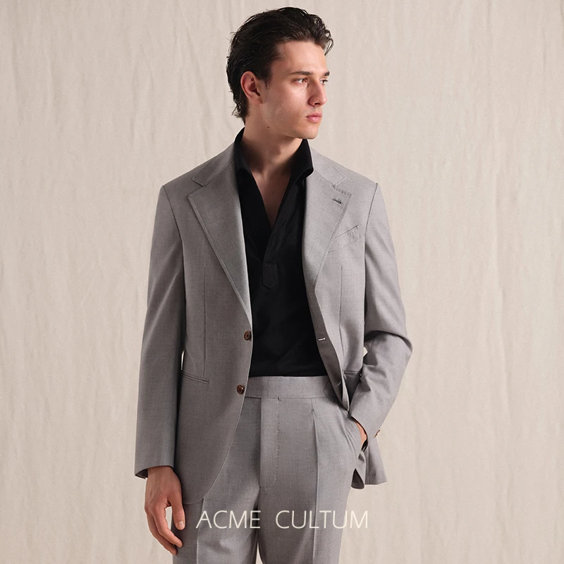 【Loro Piana面料】AC全羊毛半里定制西服套装男士高级感商务正装