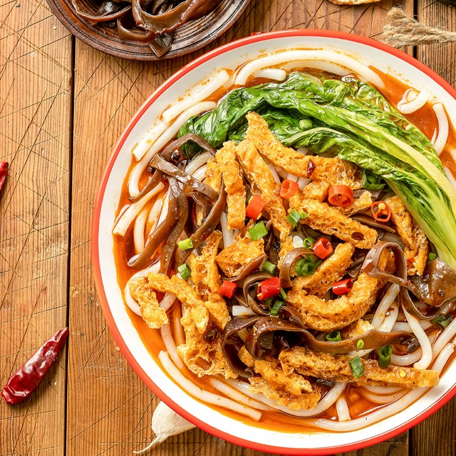 邵阳米粉湖南特产粗粉速食米线早餐大片牛肉豆腐粉夜宵480克