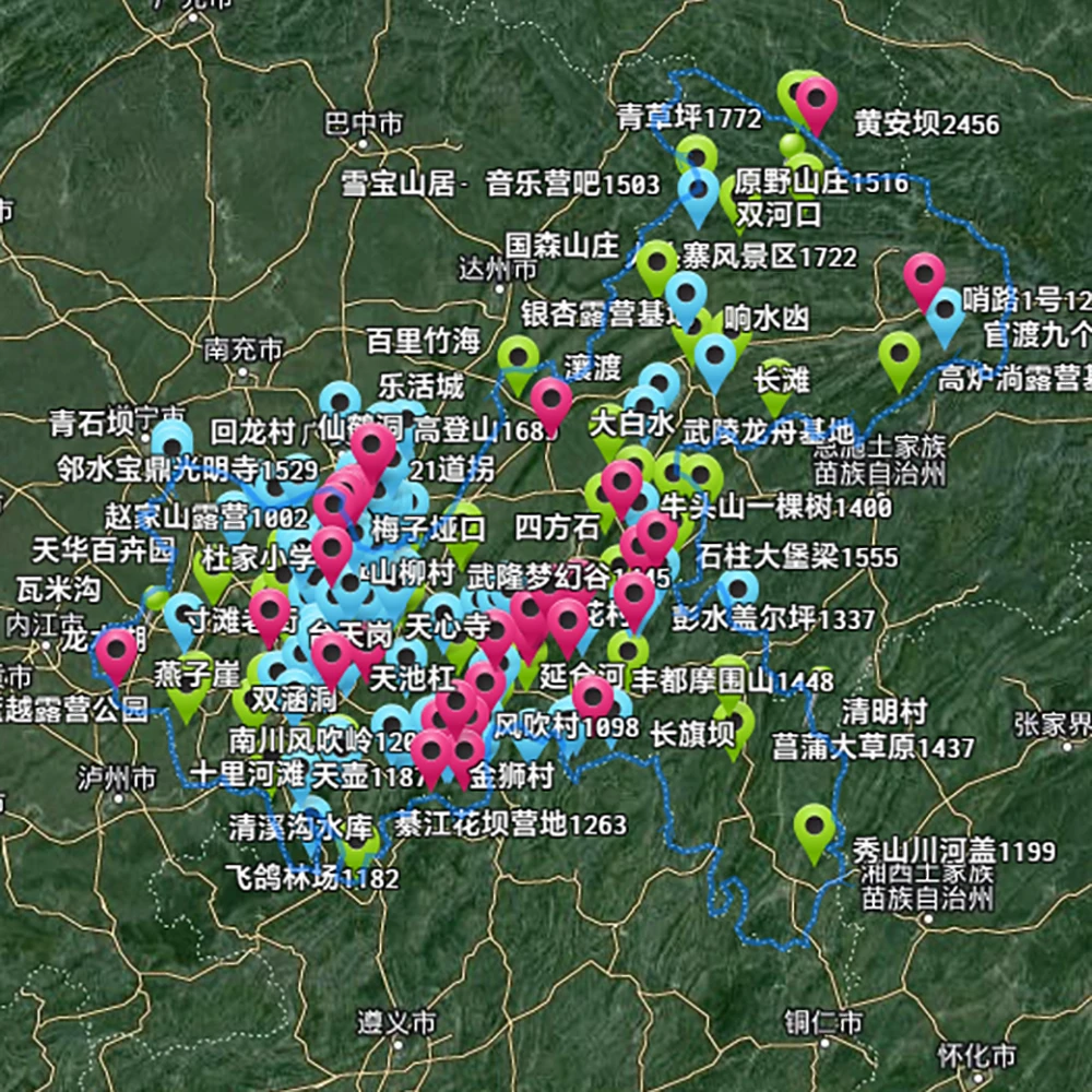 重庆营地图层服务