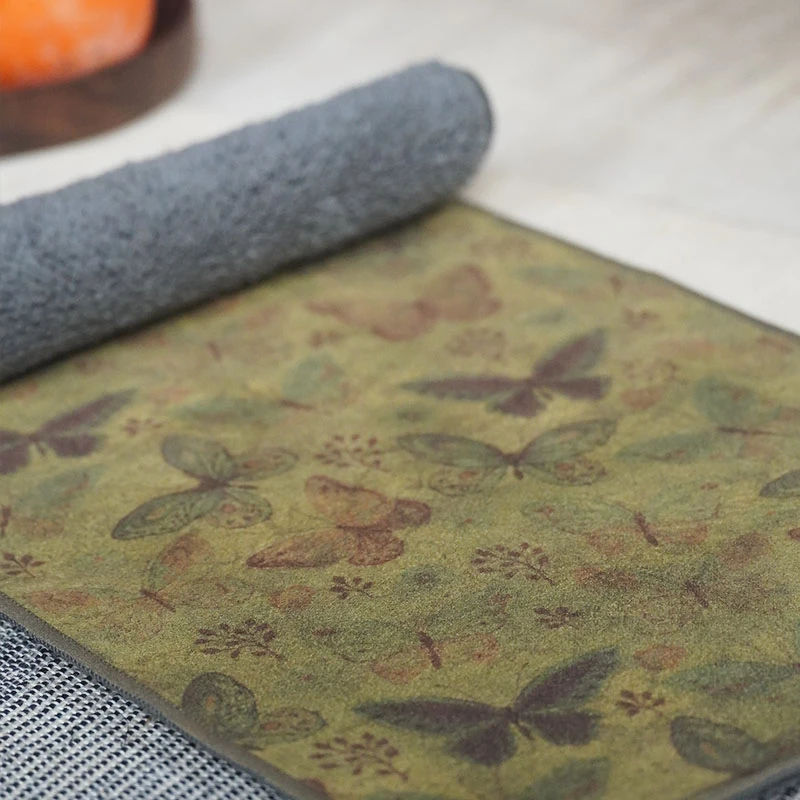 麂皮绒加厚吸水茶巾中式茶布桌布吸水桌垫子养壶巾茶巾