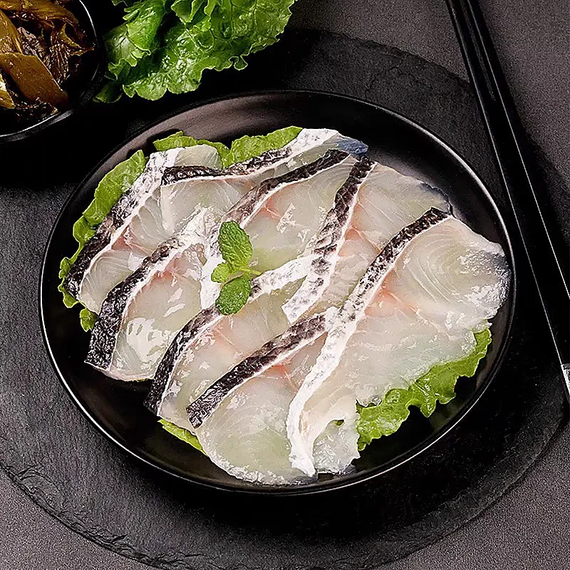 免浆黑鱼片（250克）