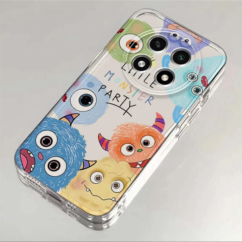 oppoa2pro网红涂鸦小怪兽透明手机壳不发黄卡通创意全包保护套小