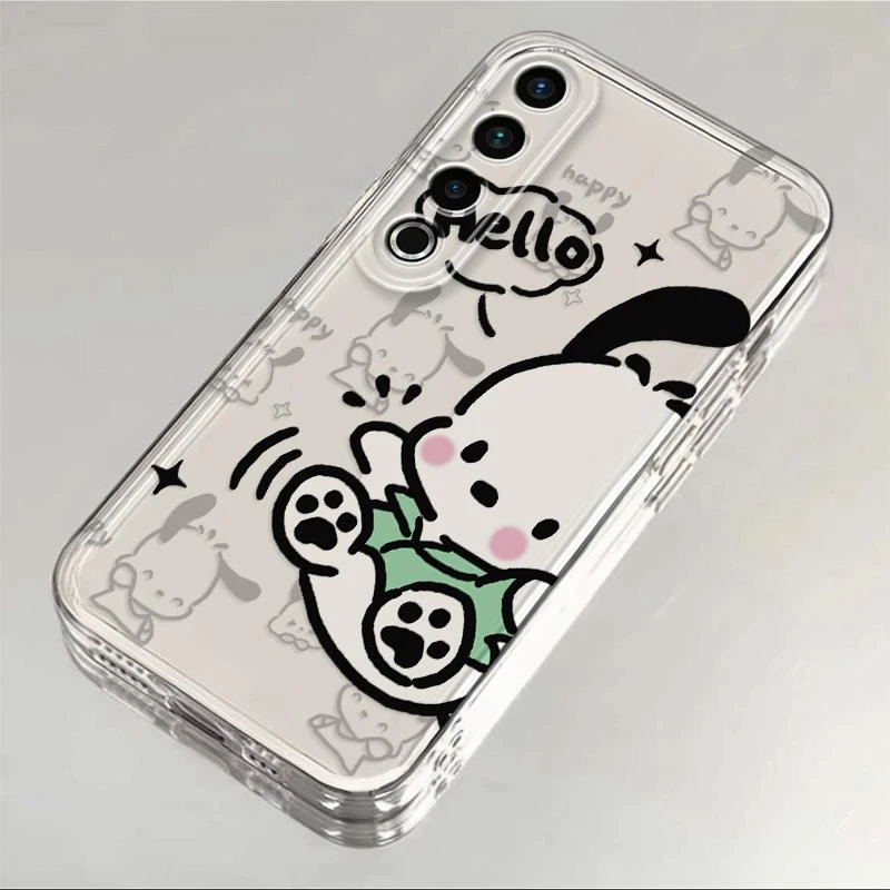 魅族20Pro手机壳网红绿衣恰帕狗不发黄的透明壳不沾指纹保护套全