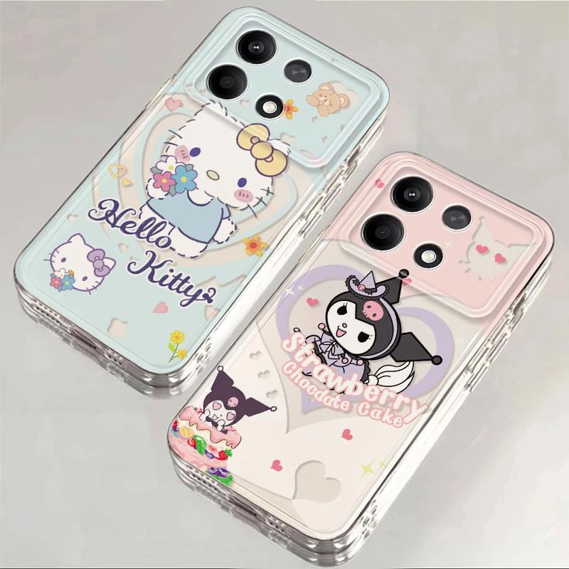 小米红米Note13RPro新款网红KT猫透明手机壳卡通库洛米创意高级感