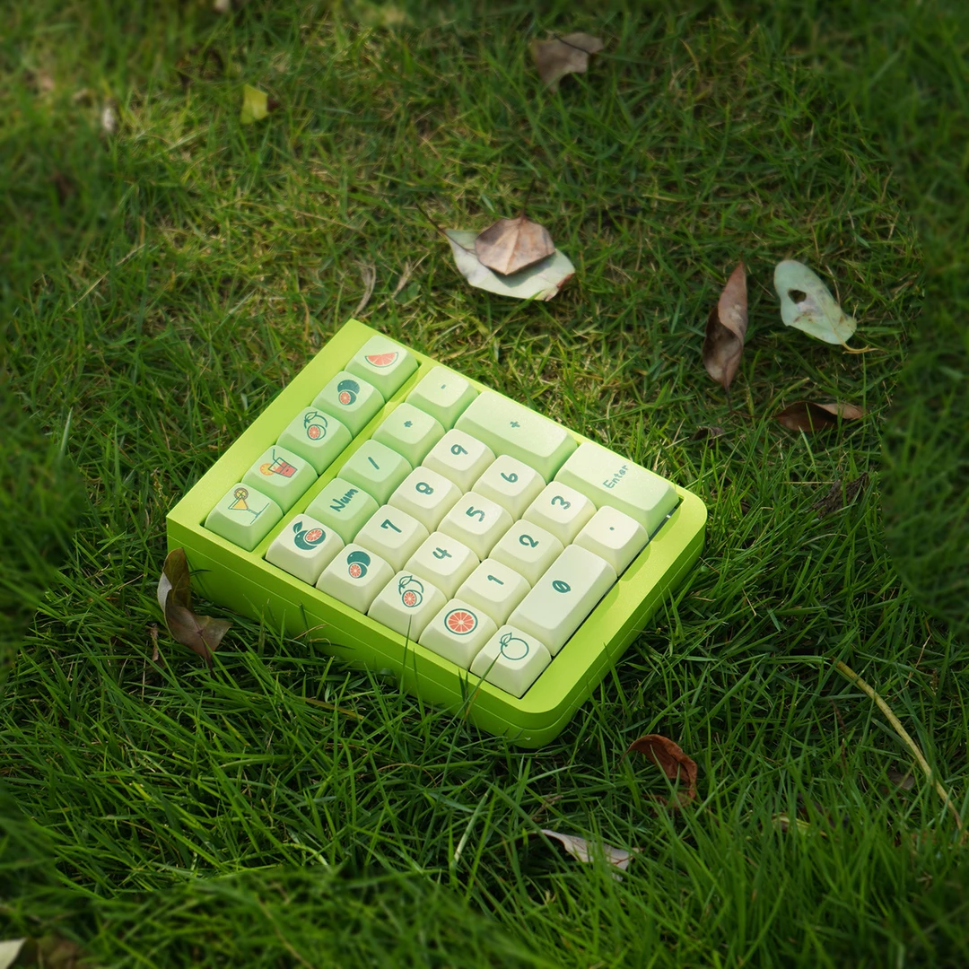 27键Pad客制化小机械键盘CNC喷粉全铝套件RGB灯光支持VIA/QMK改键