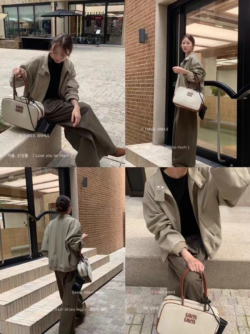 【欧尼家】韩系气质皮外套