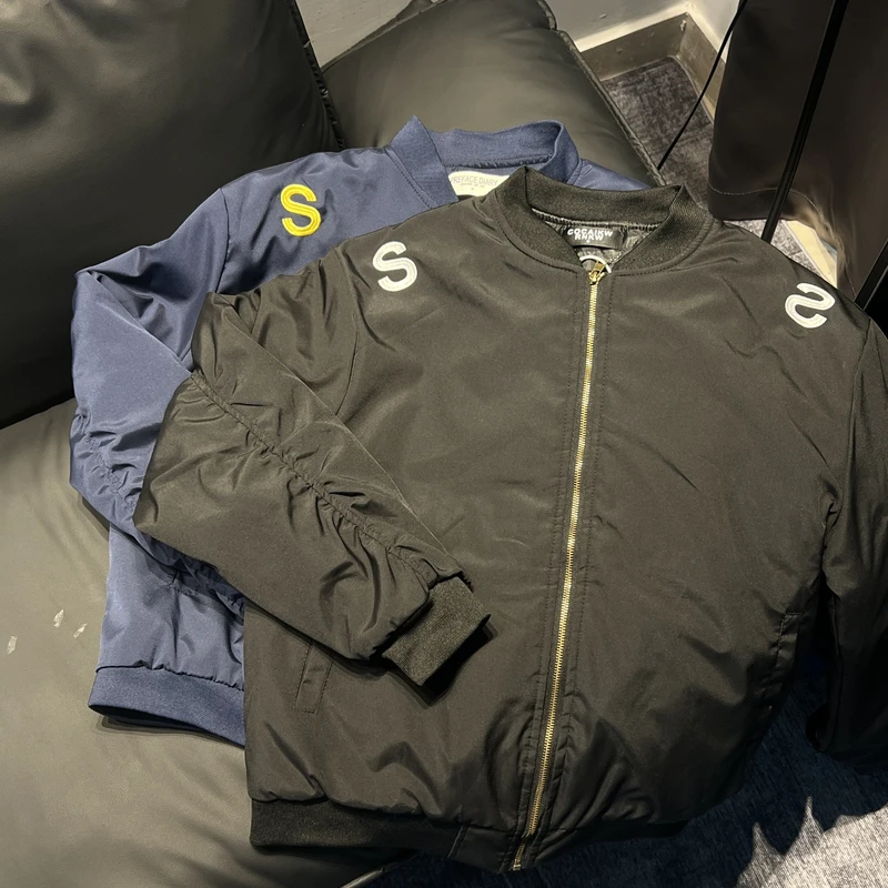 【桃子】国潮风棒球服刺绣民族风外套男女同款秋冬短款棉衣