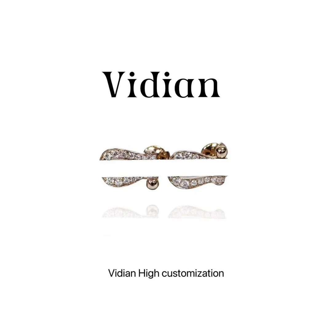 轻奢 Vidian 时尚设计u形耳钉