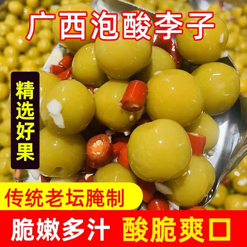 广西特产酸嘢水果酸料酸甜三月李甜脆泡李子浸泡酸野孕妇零食即食