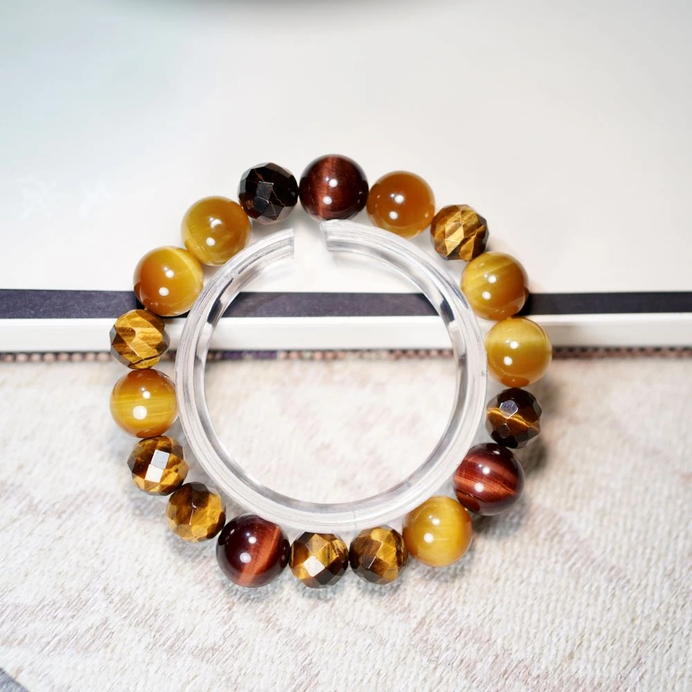 非金属木质手链 土行时尚手串土色单圈